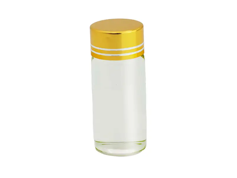 solución transparente de nanopartículas de plata