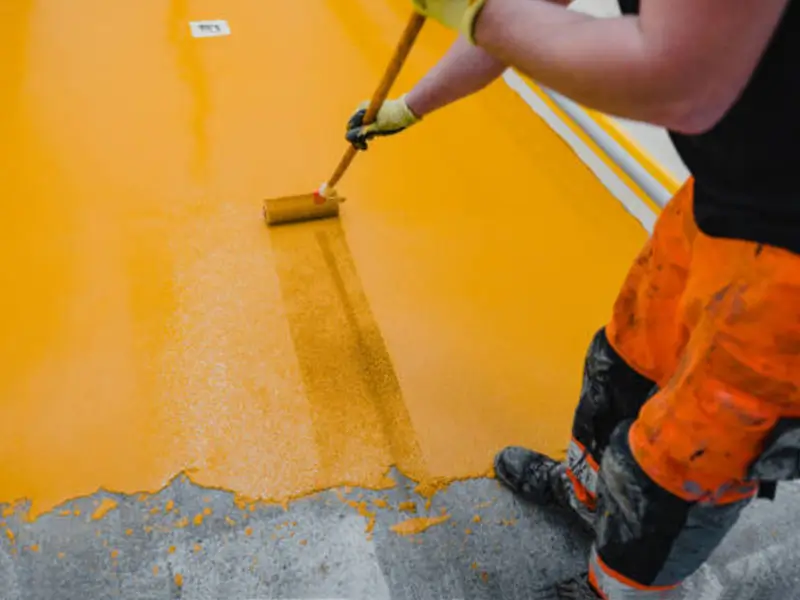 Water-based epoxy flooring coatings and paints